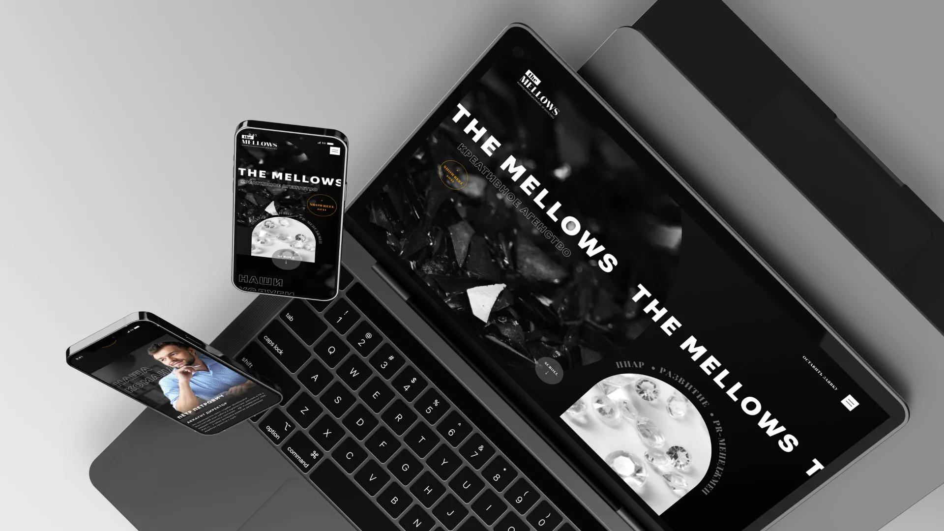 Разработка сайта креативного агентства «The Mellows» в Ладушкине