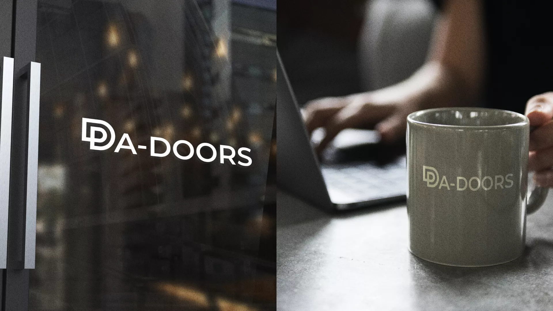 Создание логотипа компании «DA-DOORS» в Ладушкине